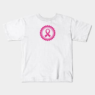 Pink Ribbon Logo Kids T-Shirt